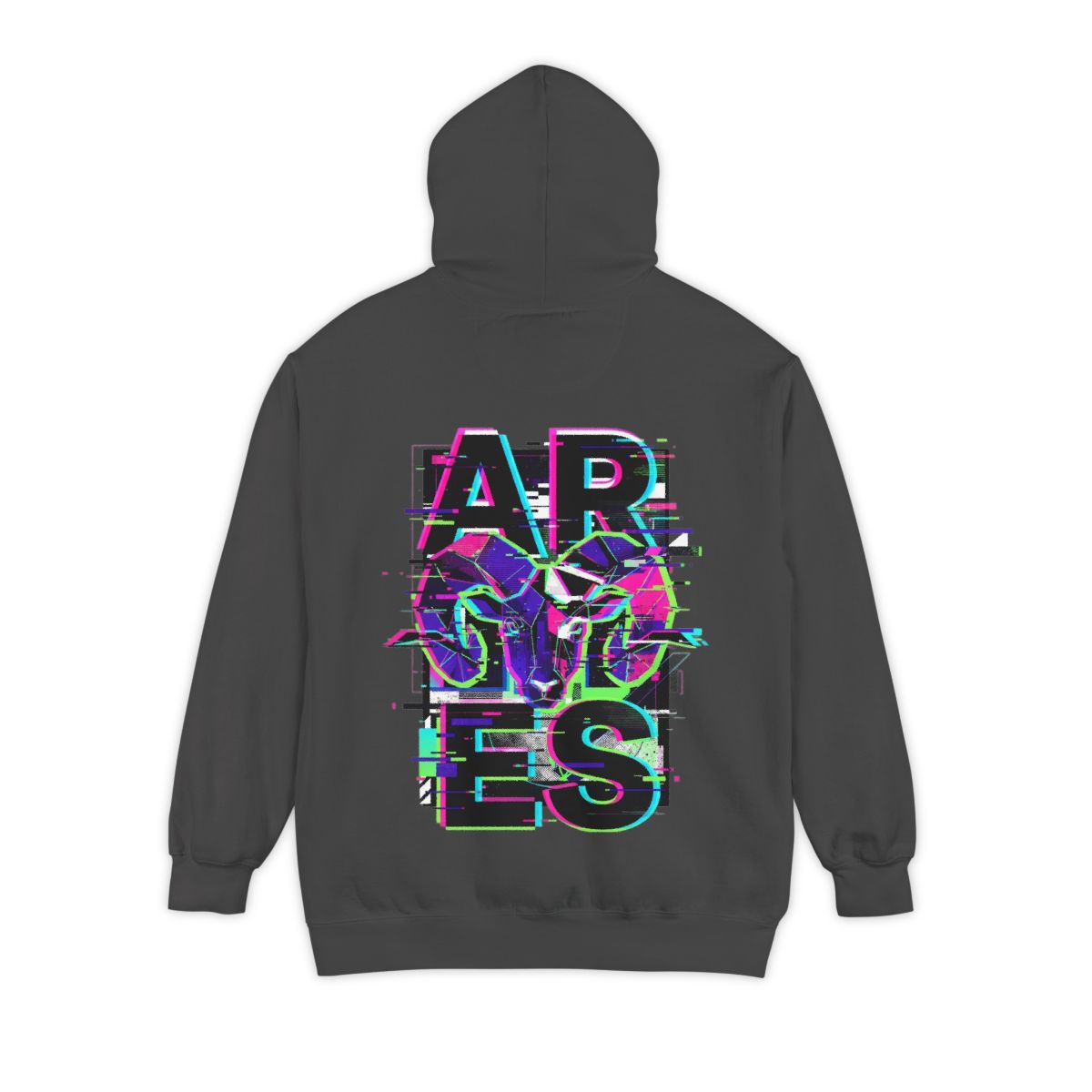 Color: Pepper | Aries Garment-Dyed Hoodie