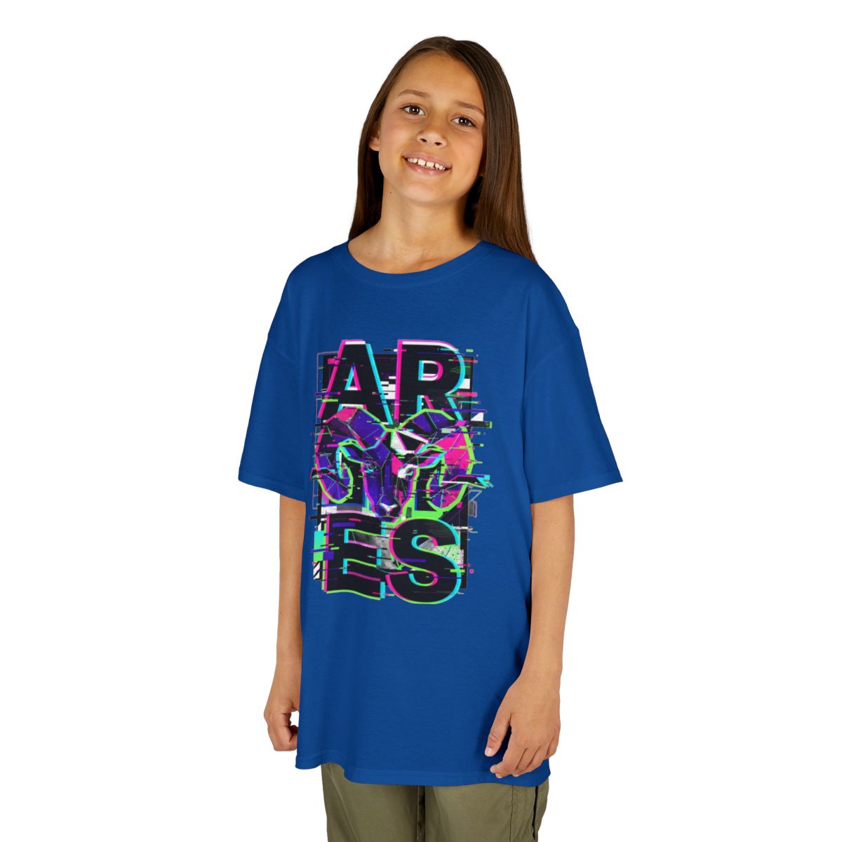 Color: Royal | Aries Kids Tee