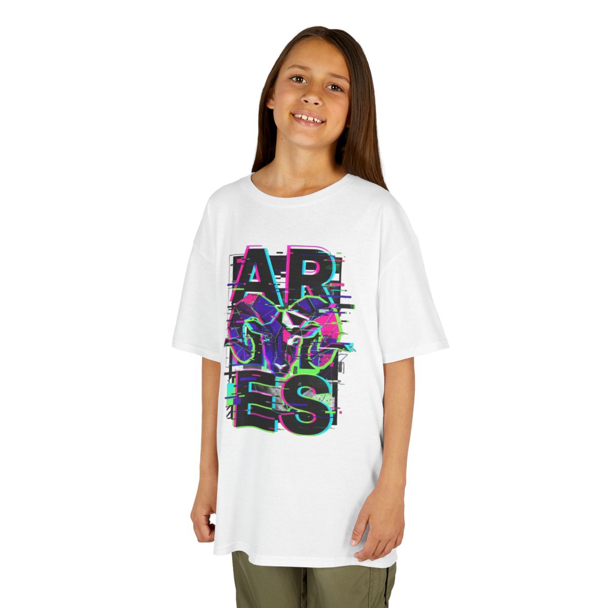 Color: White | Aries Kids Tee