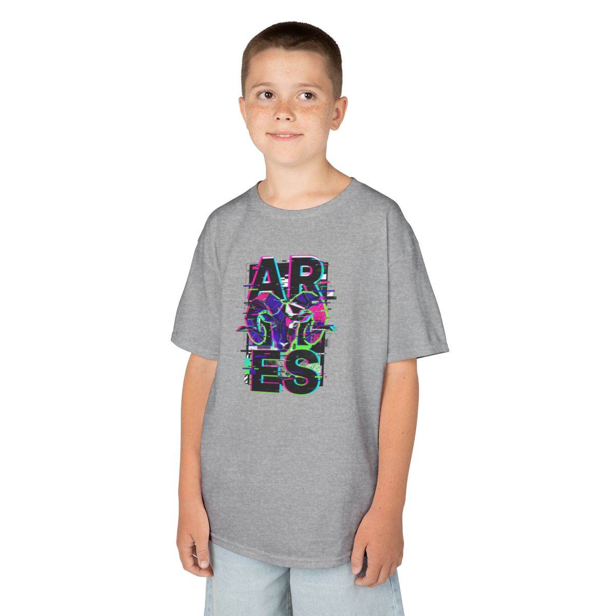 Color: Sport Grey | Aries Kids Tee
