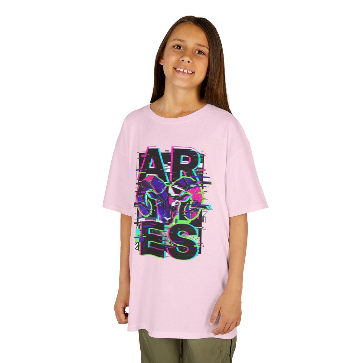 Color: Light Pink | Aries Kids Tee