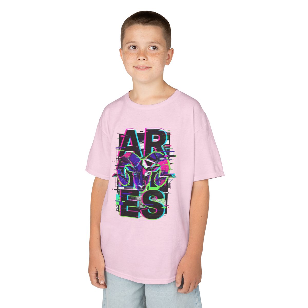 Color: Light Pink | Aries Kids Tee