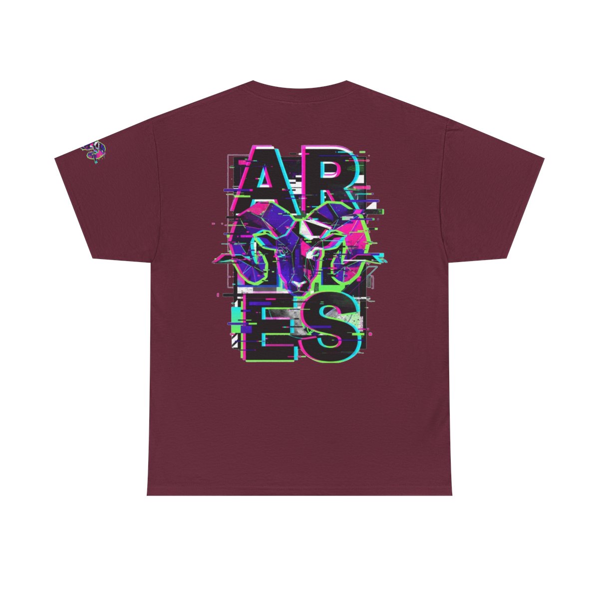 Color: Maroon | Aries Premium Graphic Tee
