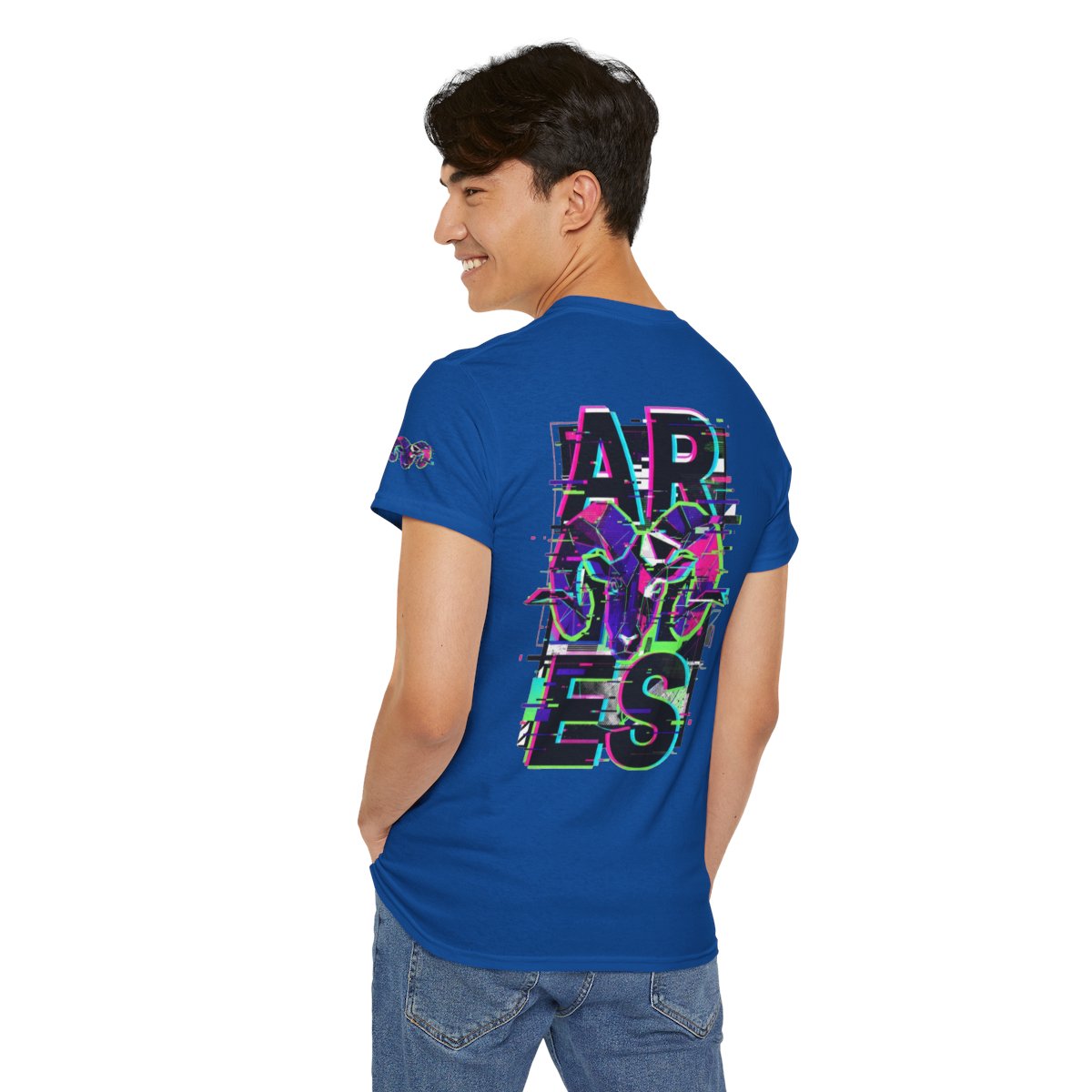 Color: Royal | Aries Premium Graphic Tee