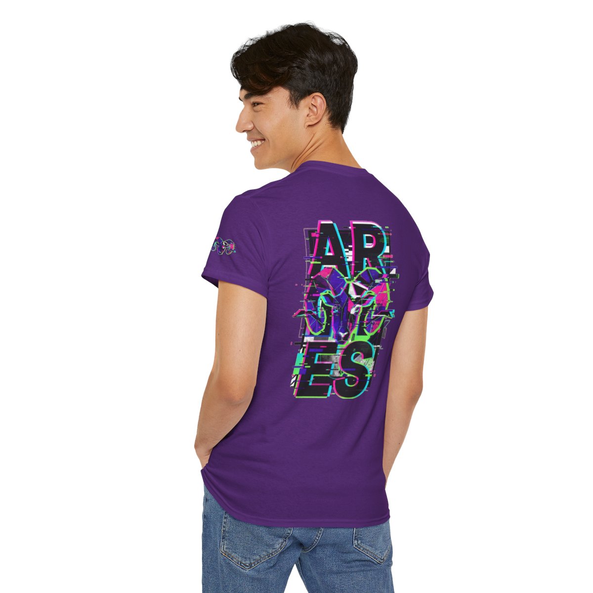 Color: Purple | Aries Premium Graphic Tee