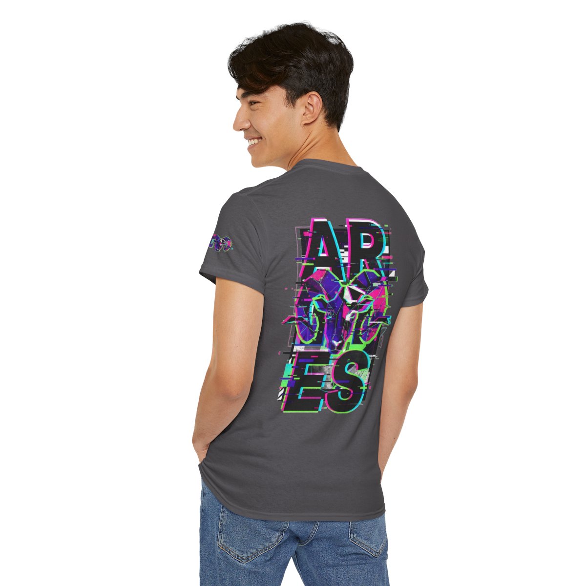 Color: Charcoal | Aries Premium Graphic Tee