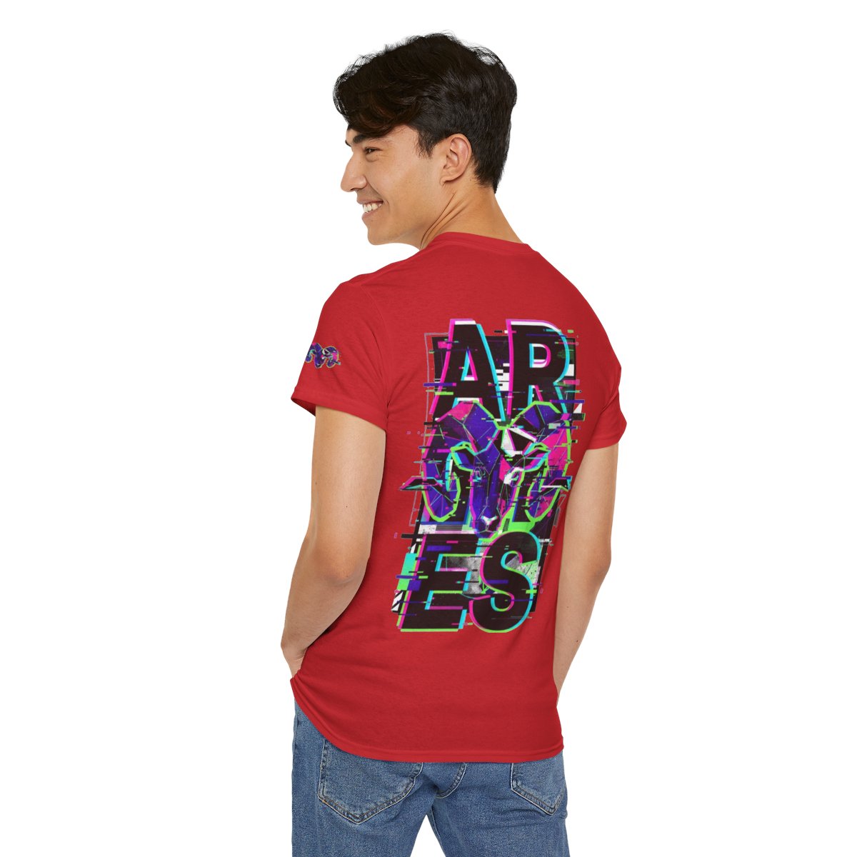 Color: Red | Aries Premium Graphic Tee