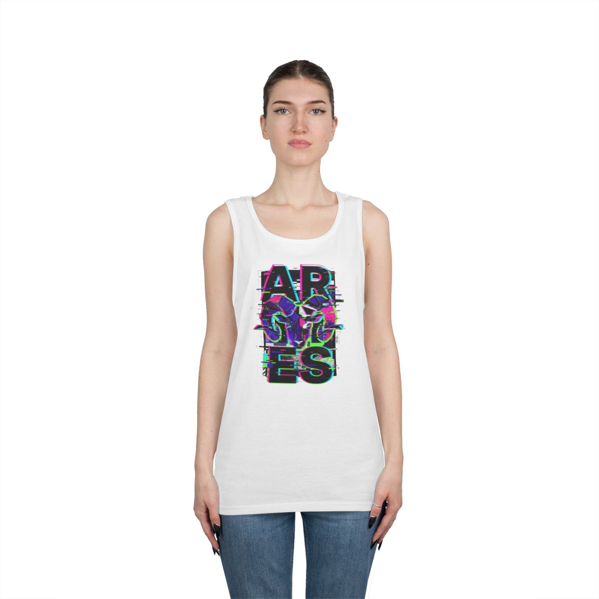 Color: White | Aries Tank Top