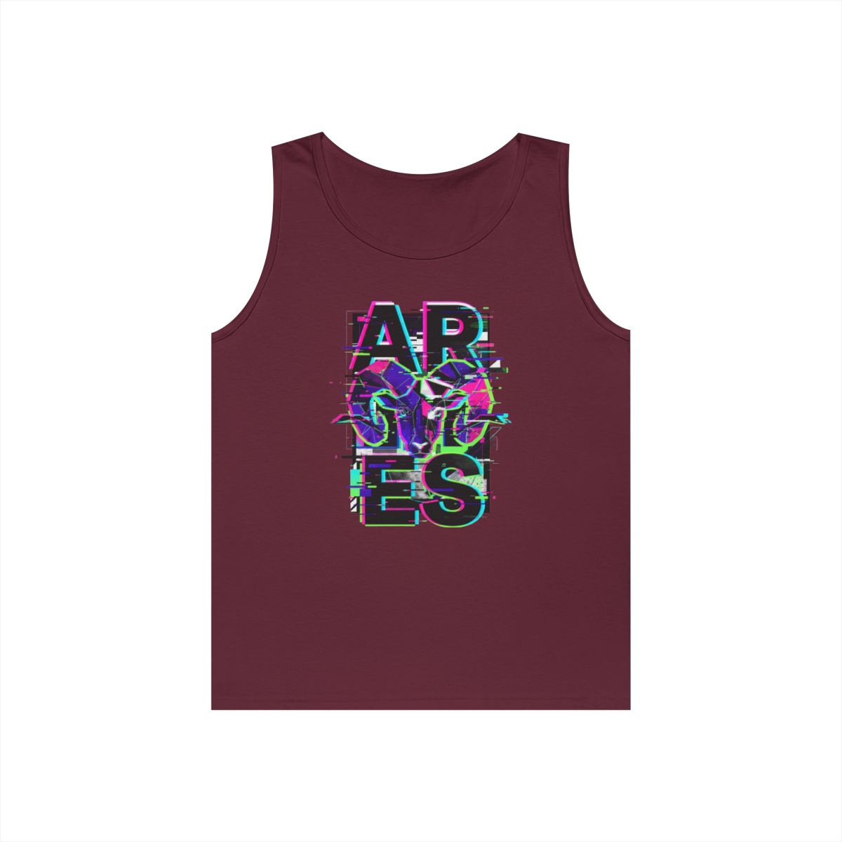 Color: Maroon | Aries Tank Top