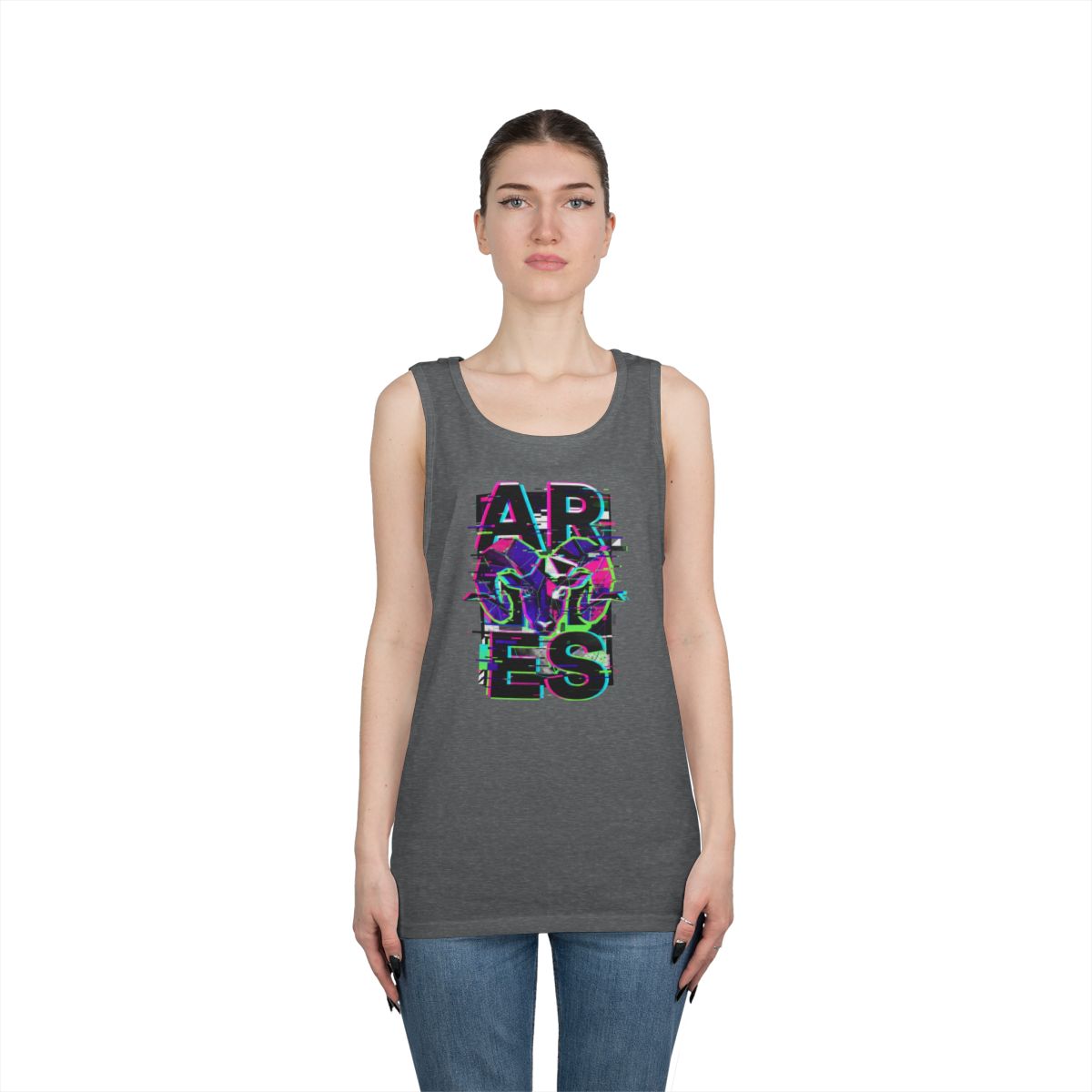 Color: Graphite Heather | Aries Tank Top
