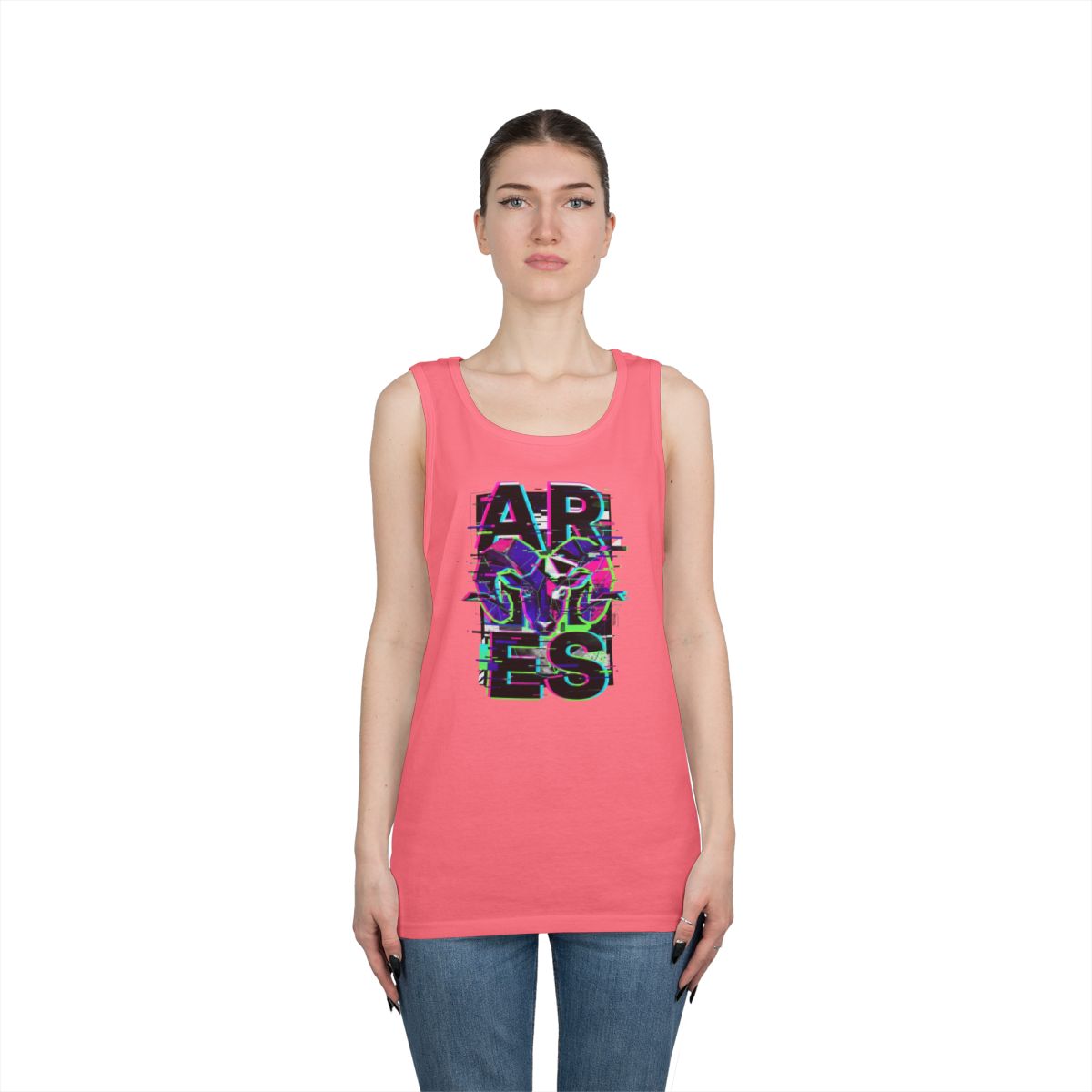 Color: Safety Pink | Aries Tank Top