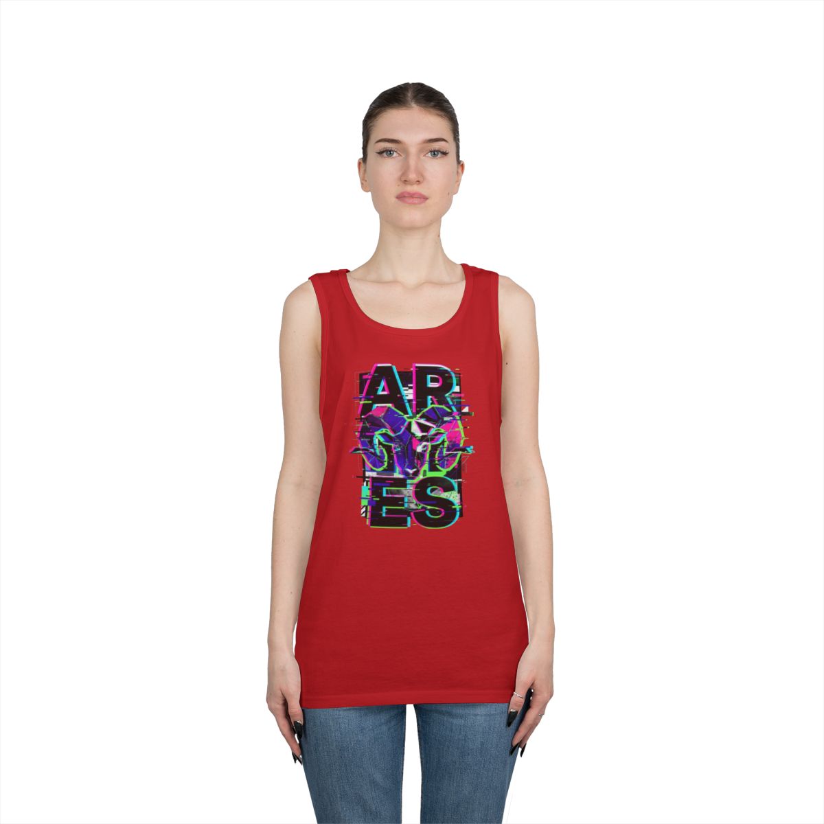 Color: Red | Aries Tank Top