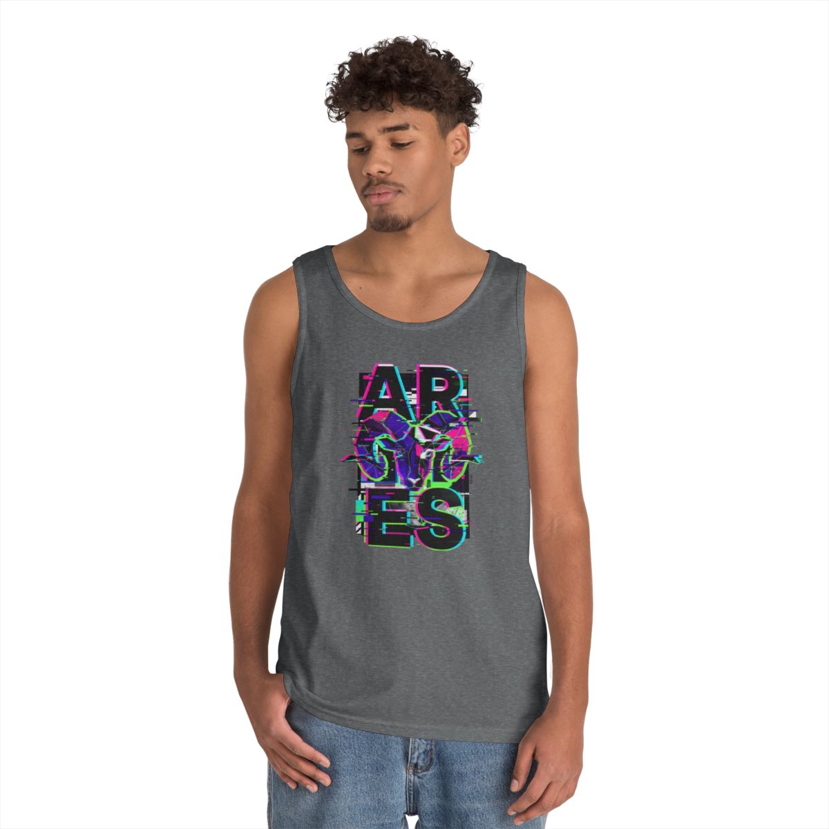 Color: Graphite Heather | Aries Tank Top