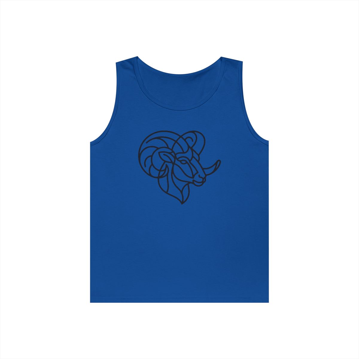Color: Royal | Aries The Minimalist Ram Tank Top