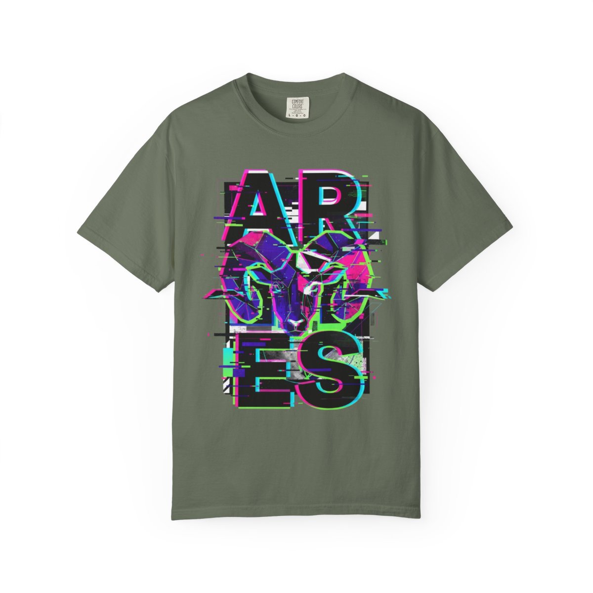Color: Moss | Aries Unisex Garment-Dyed Tee