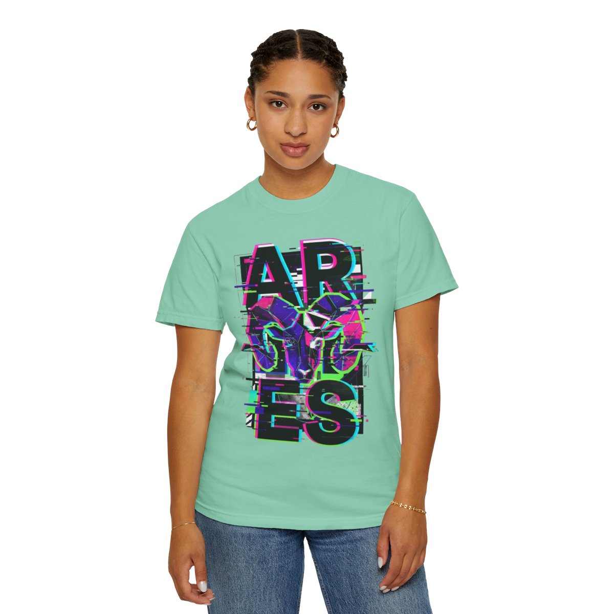Color: Island Reef | Aries Unisex Garment-Dyed Tee