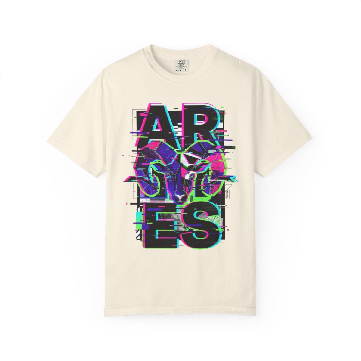 Color: Ivory | Aries Unisex Garment-Dyed Tee