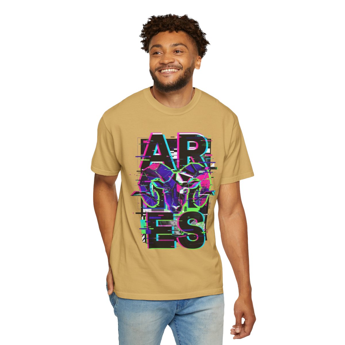 Color: Mustard | Aries Unisex Garment-Dyed Tee