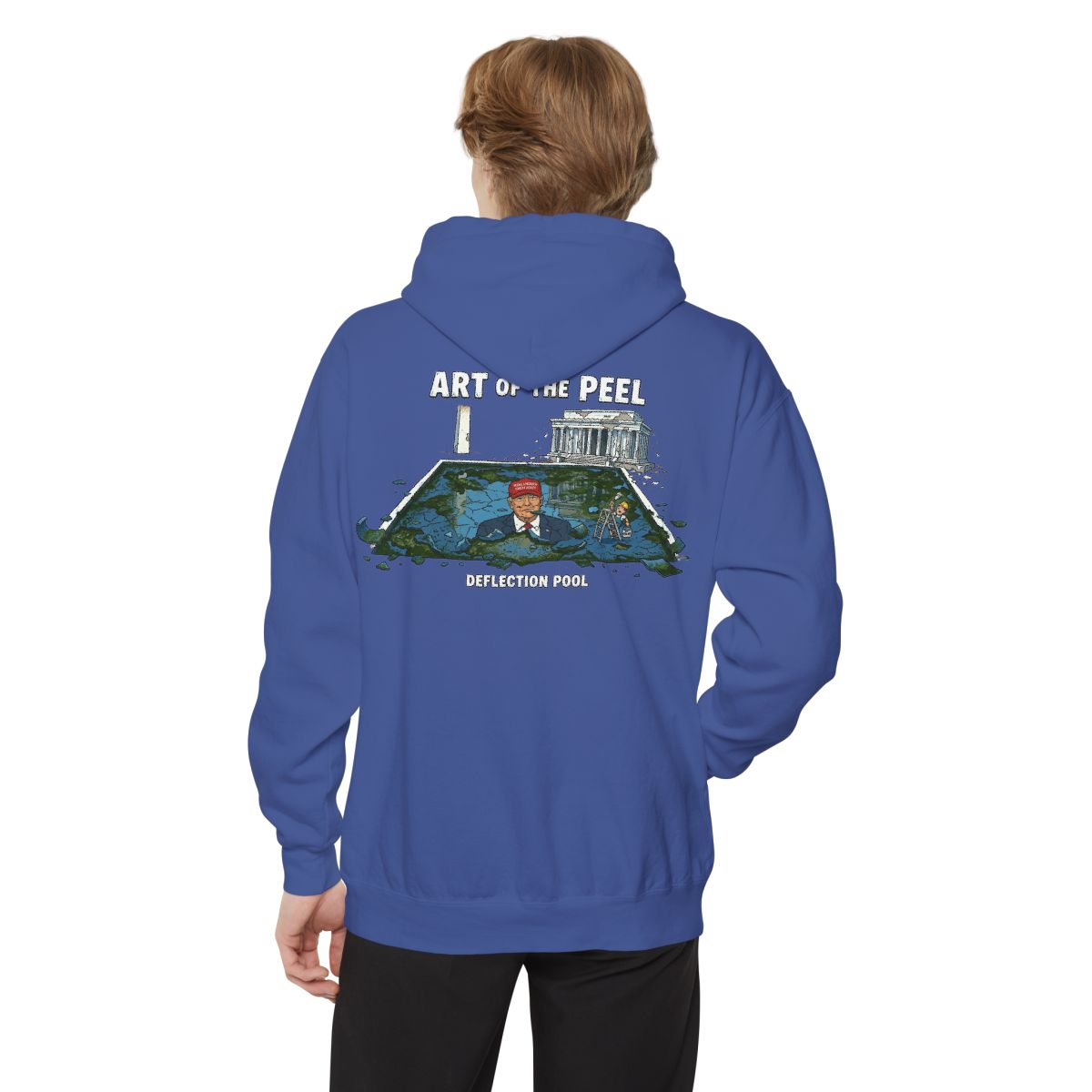 Color: Flo Blue | Art of The Peel Garment-Dyed Hoodie