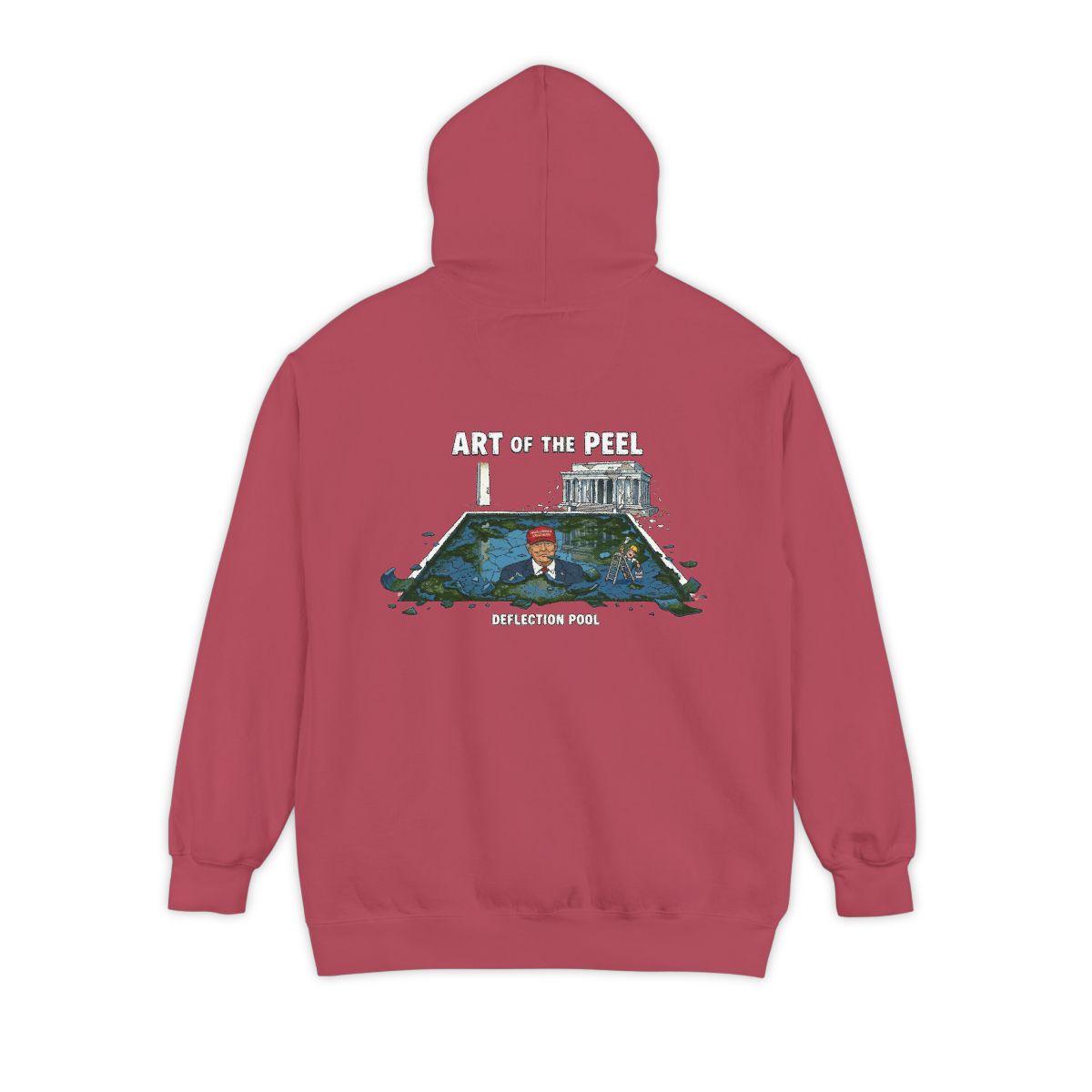 Color: Crimson | Art of The Peel Garment-Dyed Hoodie