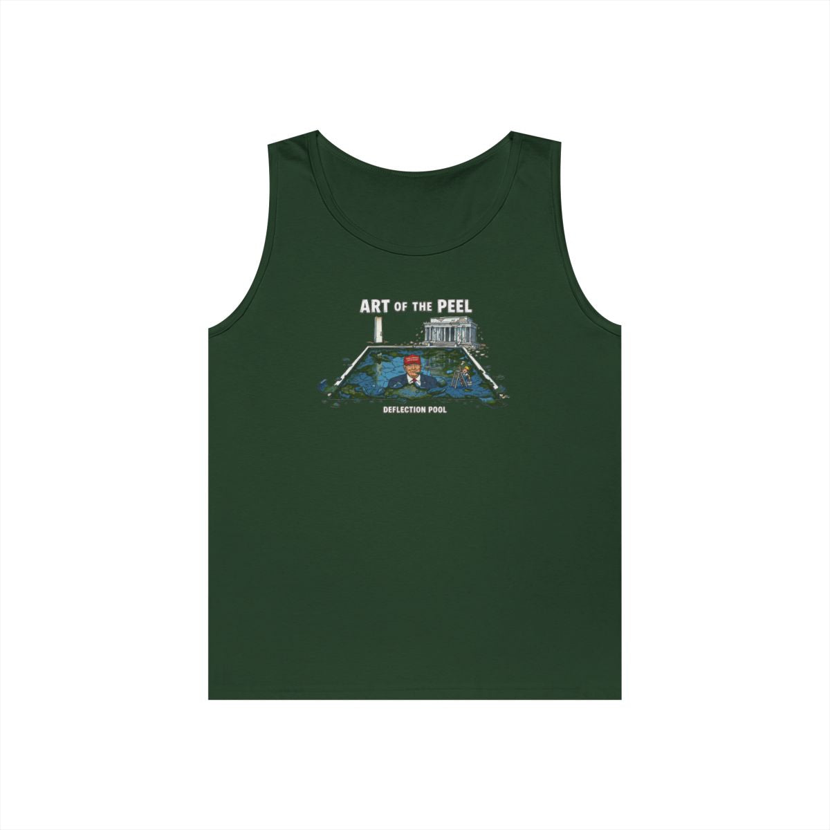 Color: Forest Green | Art of The Peel Tank Top