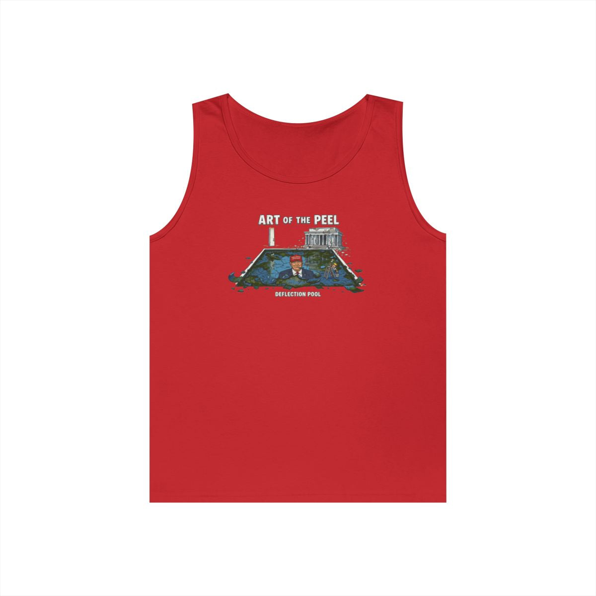 Color: Red | Art of The Peel Tank Top