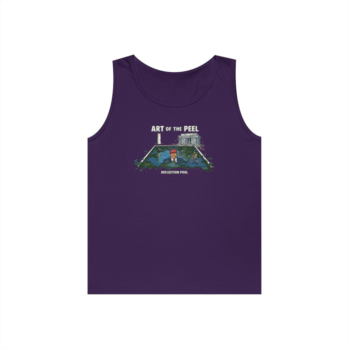 Color: Purple | Art of The Peel Tank Top