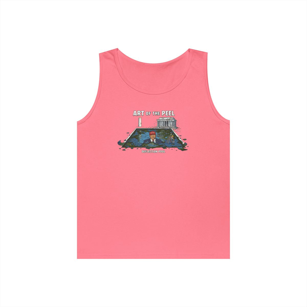 Color: Safety Pink | Art of The Peel Tank Top