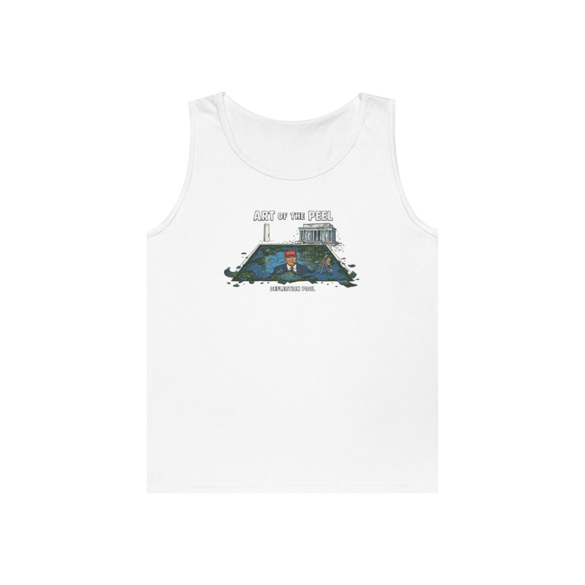 Color: White | Art of The Peel Tank Top