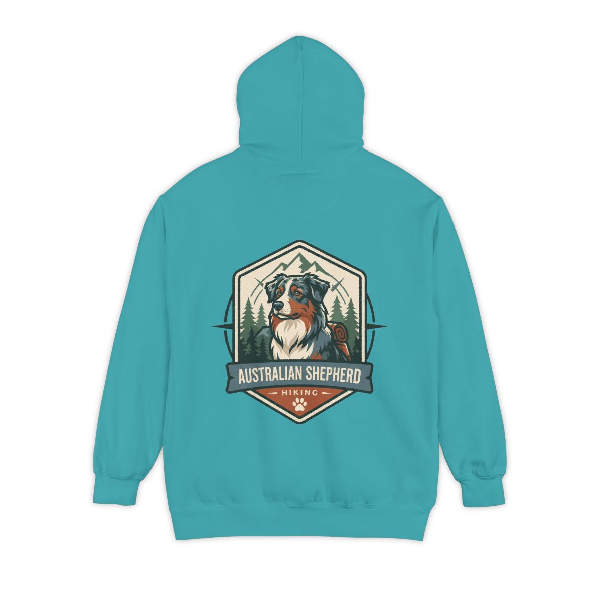 Color: Seafoam | Australian Sheperd Garment-Dyed Hoodie