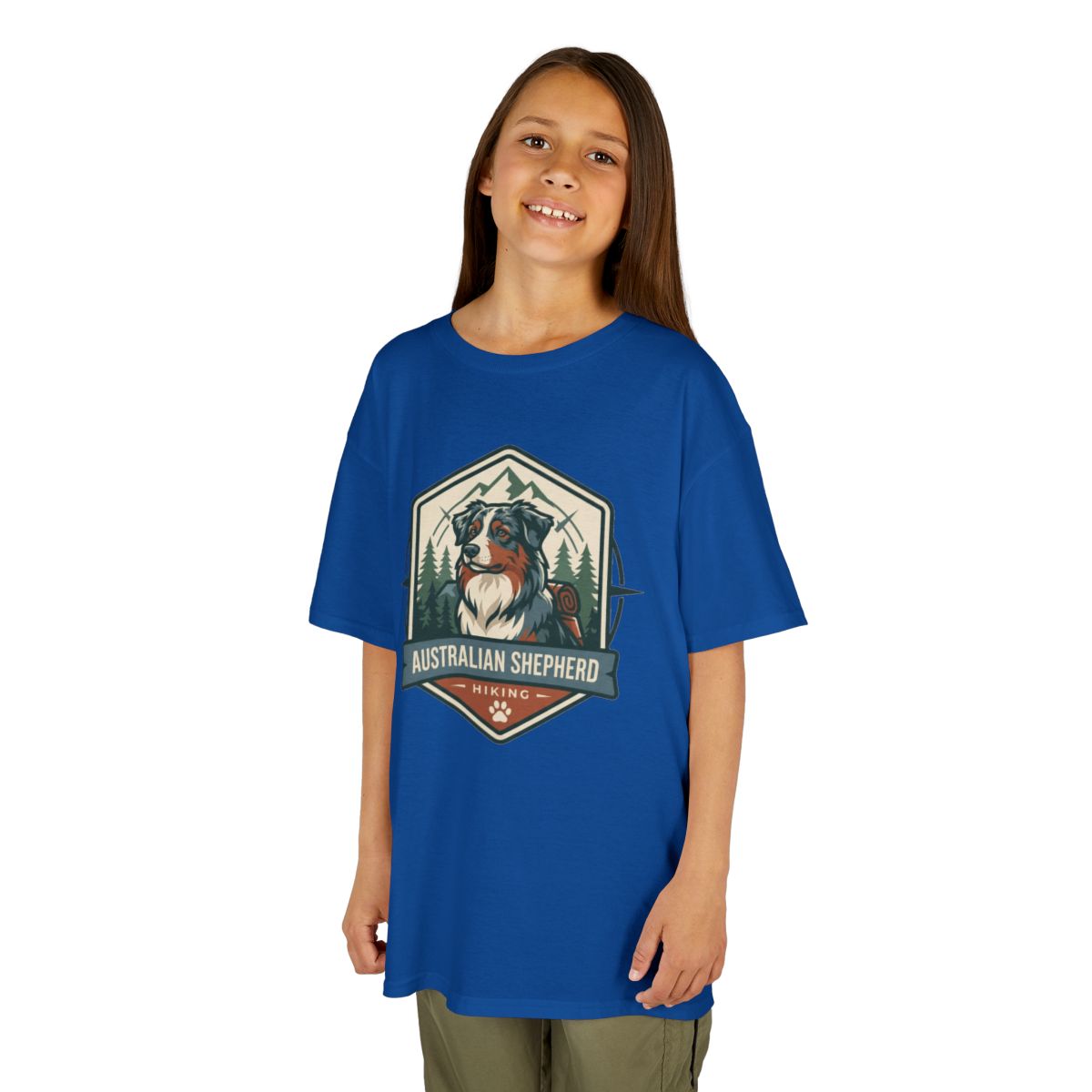 Color: Royal | Australian Sheperd Kids Tee