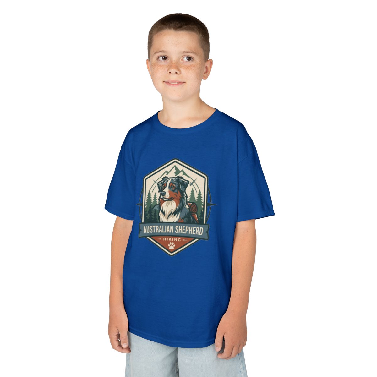 Color: Royal | Australian Sheperd Kids Tee
