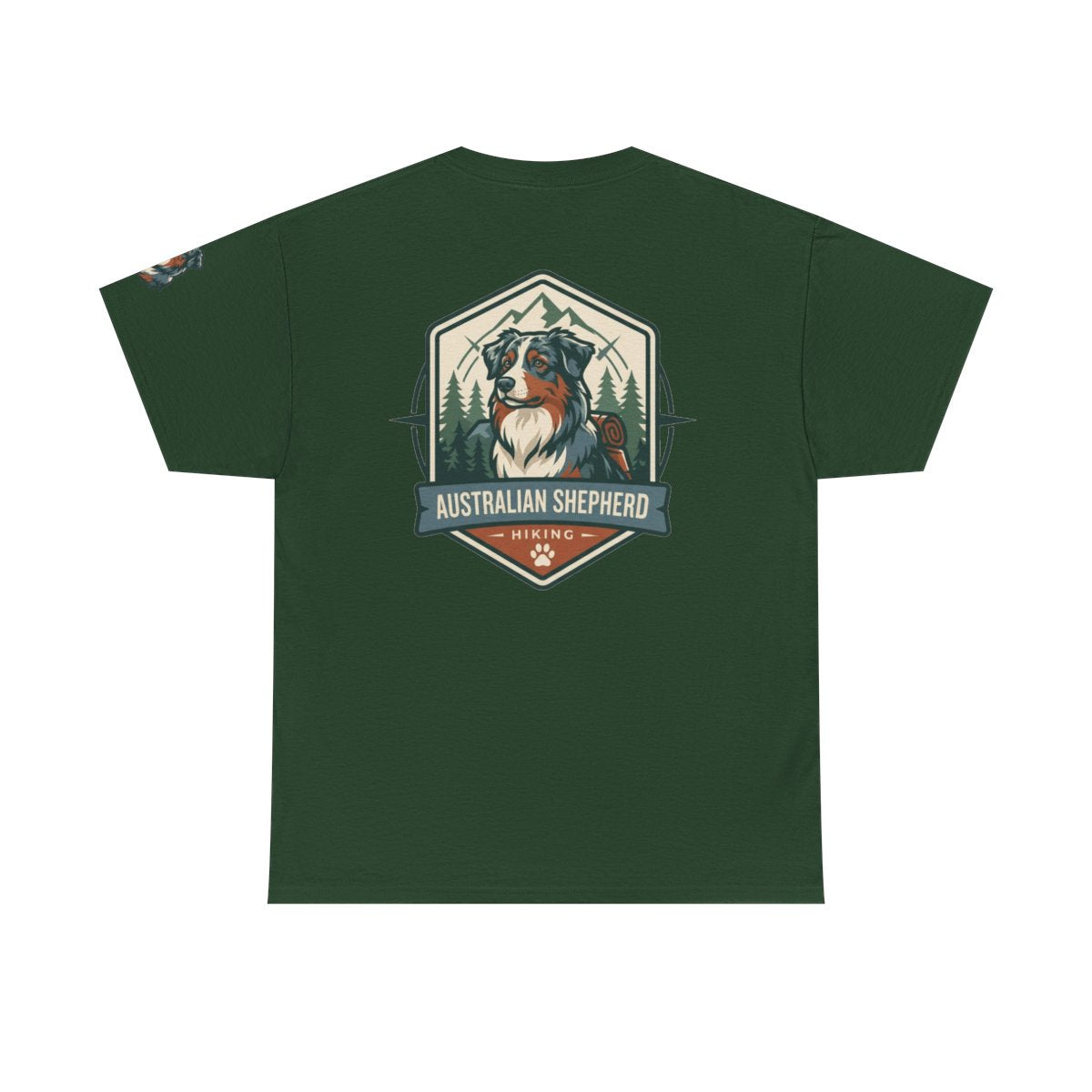 Color: Forest Green | Australian Sheperd Premium Graphic Tee