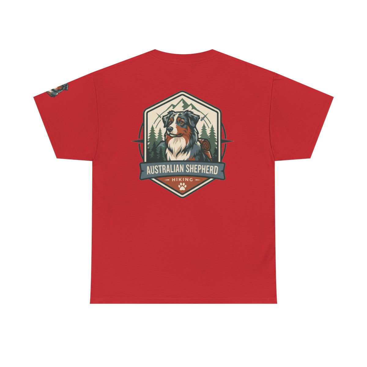 Color: Red | Australian Sheperd Premium Graphic Tee