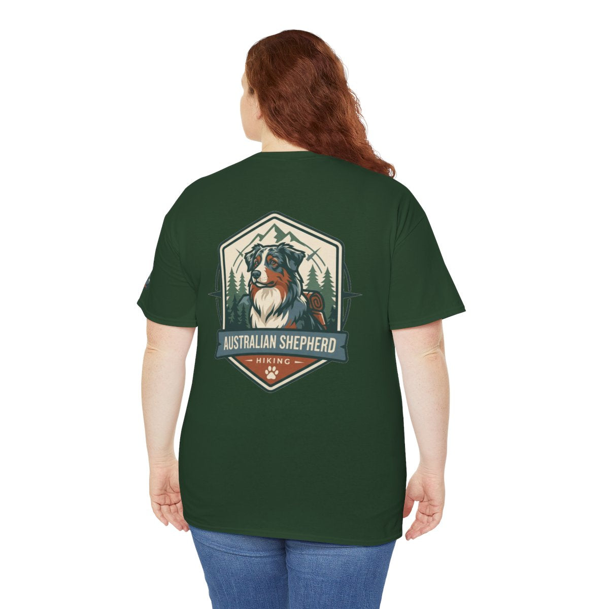 Color: Forest Green | Australian Sheperd Premium Graphic Tee