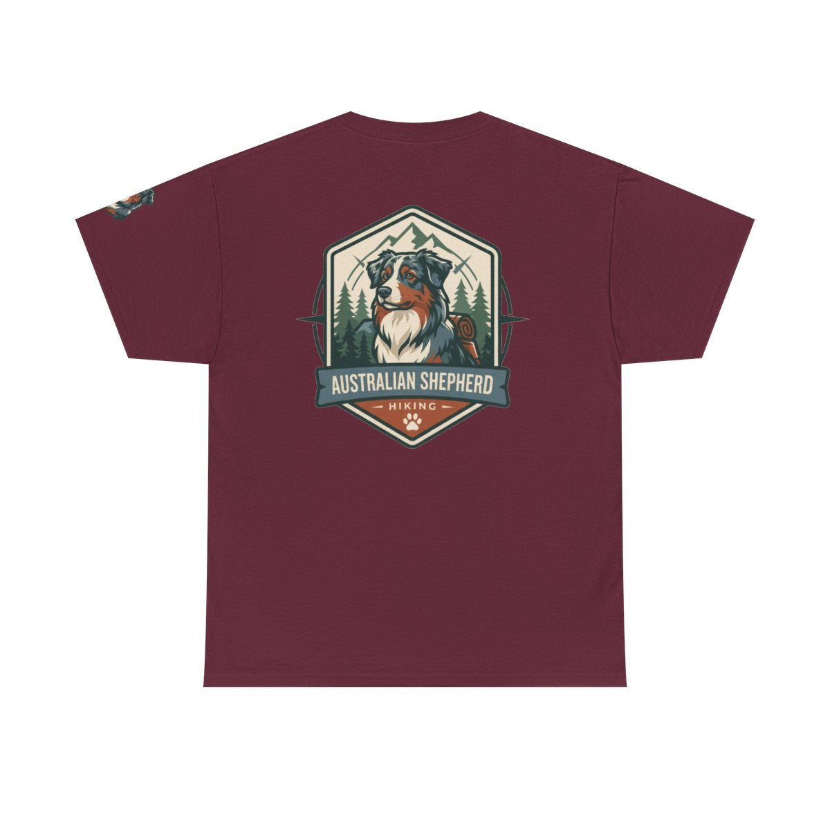 Color: Maroon | Australian Sheperd Premium Graphic Tee