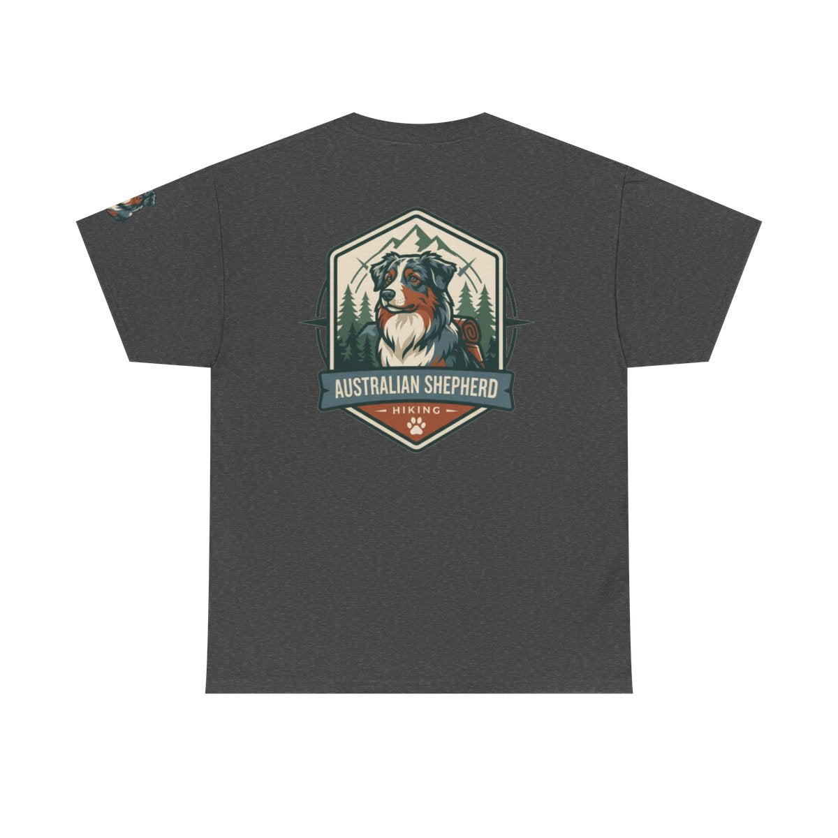 Color: Dark Heather | Australian Sheperd Premium Graphic Tee