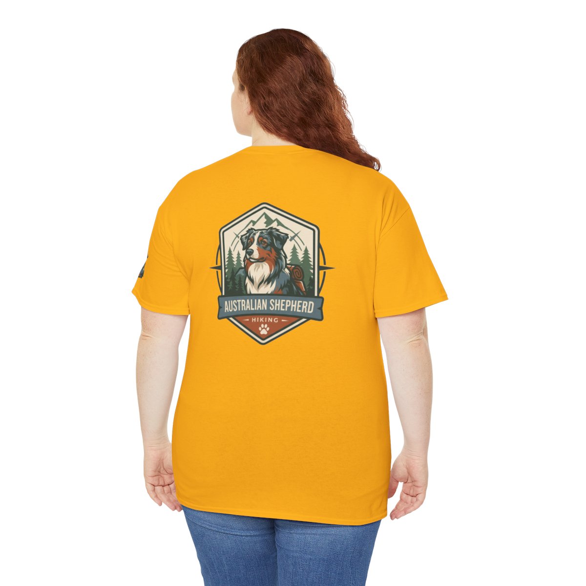 Color: Gold | Australian Sheperd Premium Graphic Tee