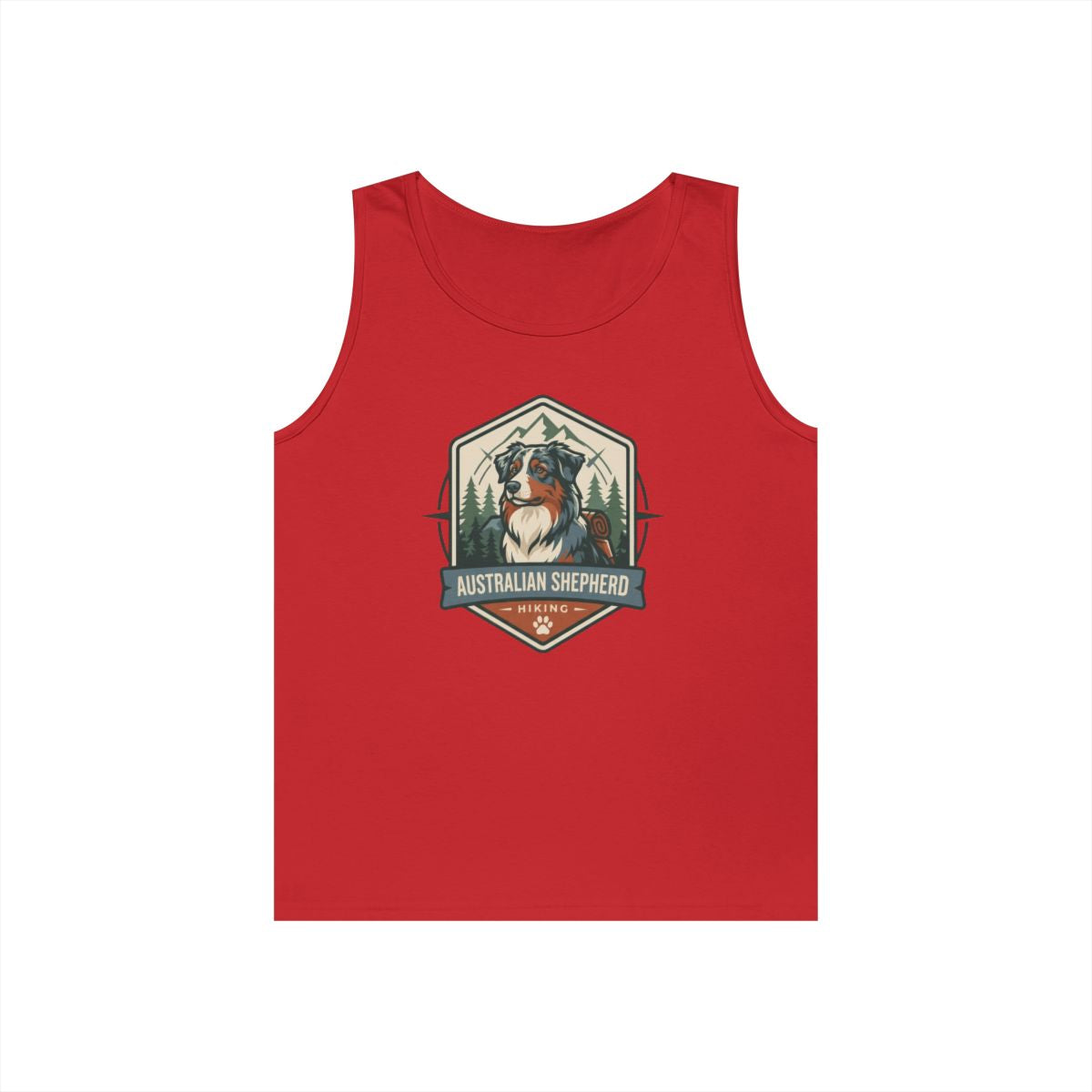 Color: Red | Australian Sheperd Tank Top