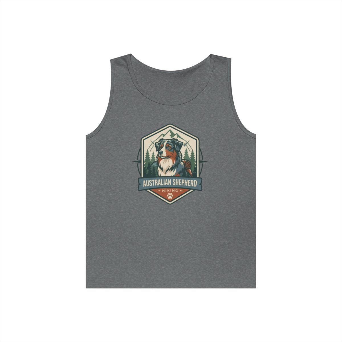 Color: Graphite Heather | Australian Sheperd Tank Top