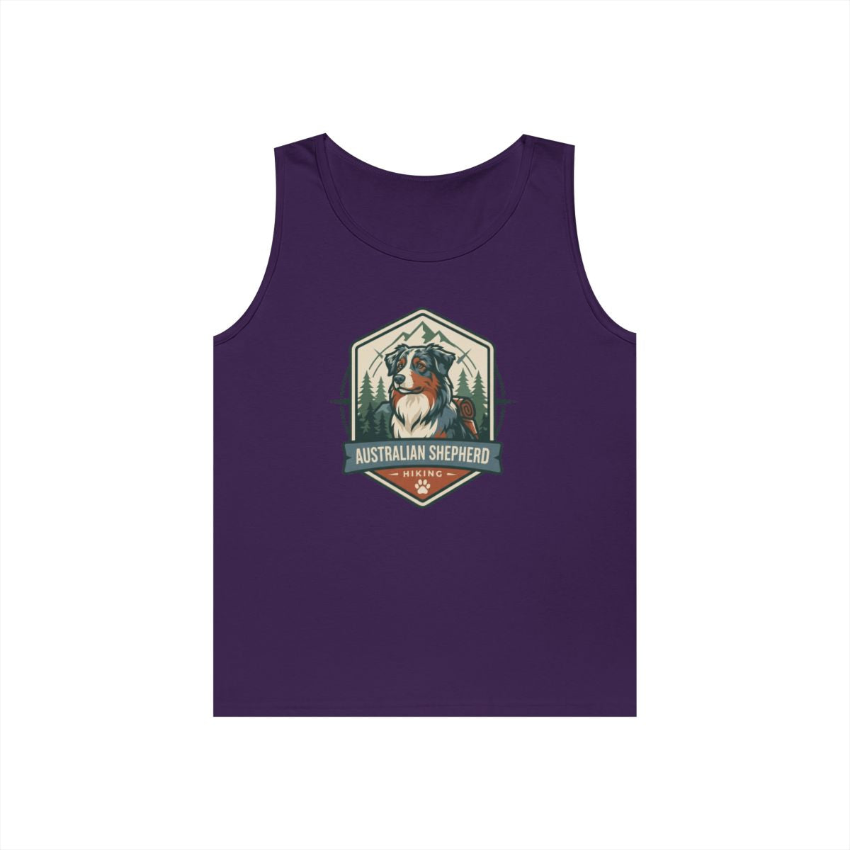 Color: Purple | Australian Sheperd Tank Top