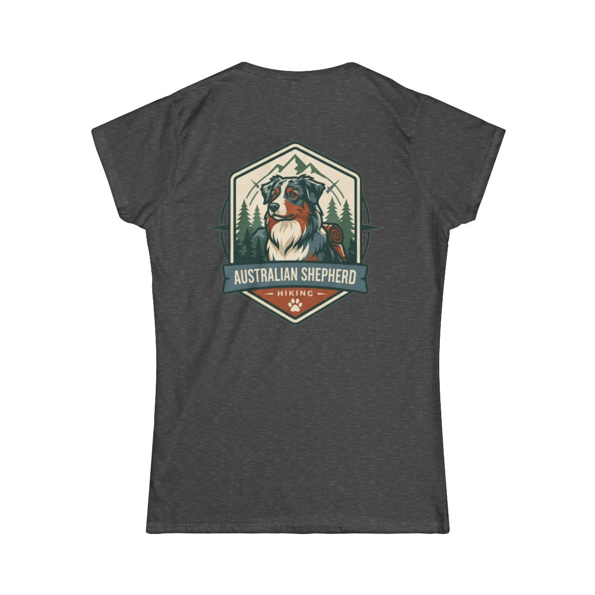 Color: Dark Heather | Australian Sheperd Women's Tee