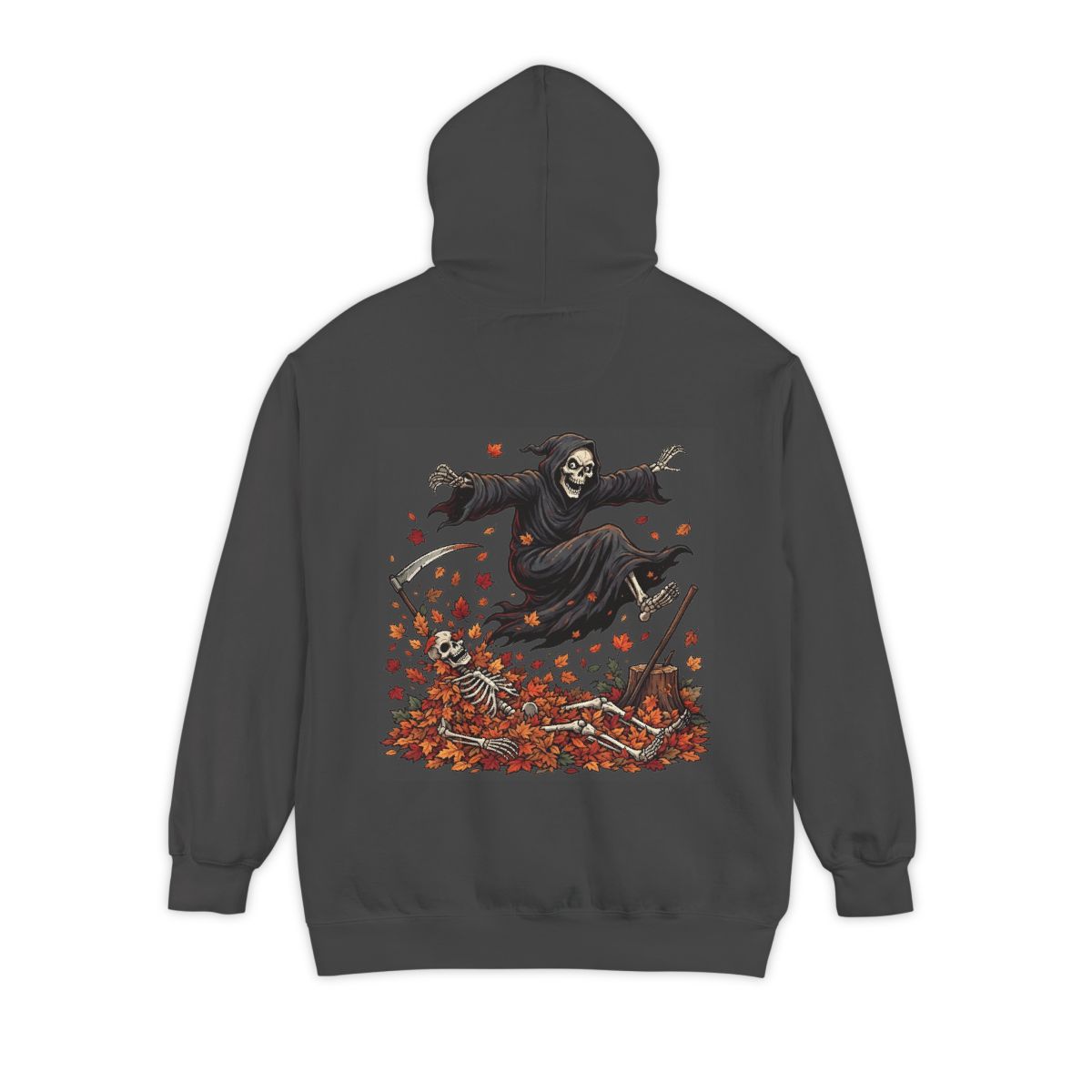 Color: Pepper | Autumn Death Garment-Dyed Hoodie