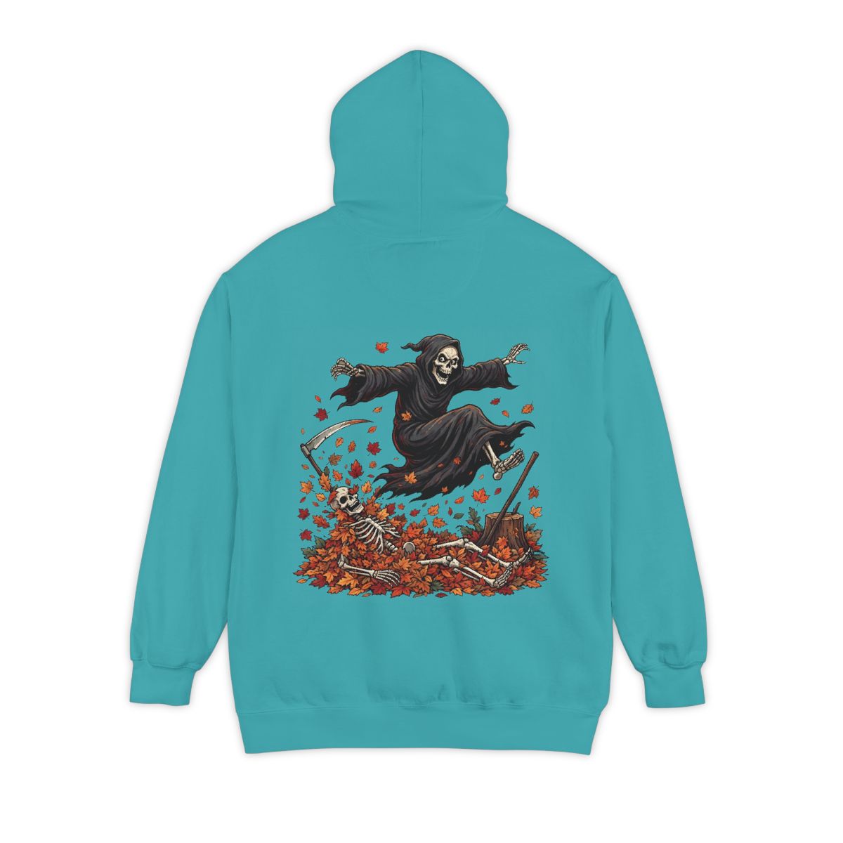 Color: Seafoam | Autumn Death Garment-Dyed Hoodie