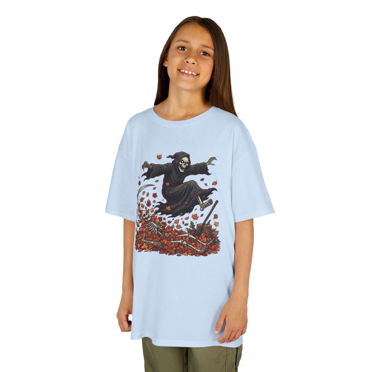 Color: Light Blue | Autumn Death Kids Tee