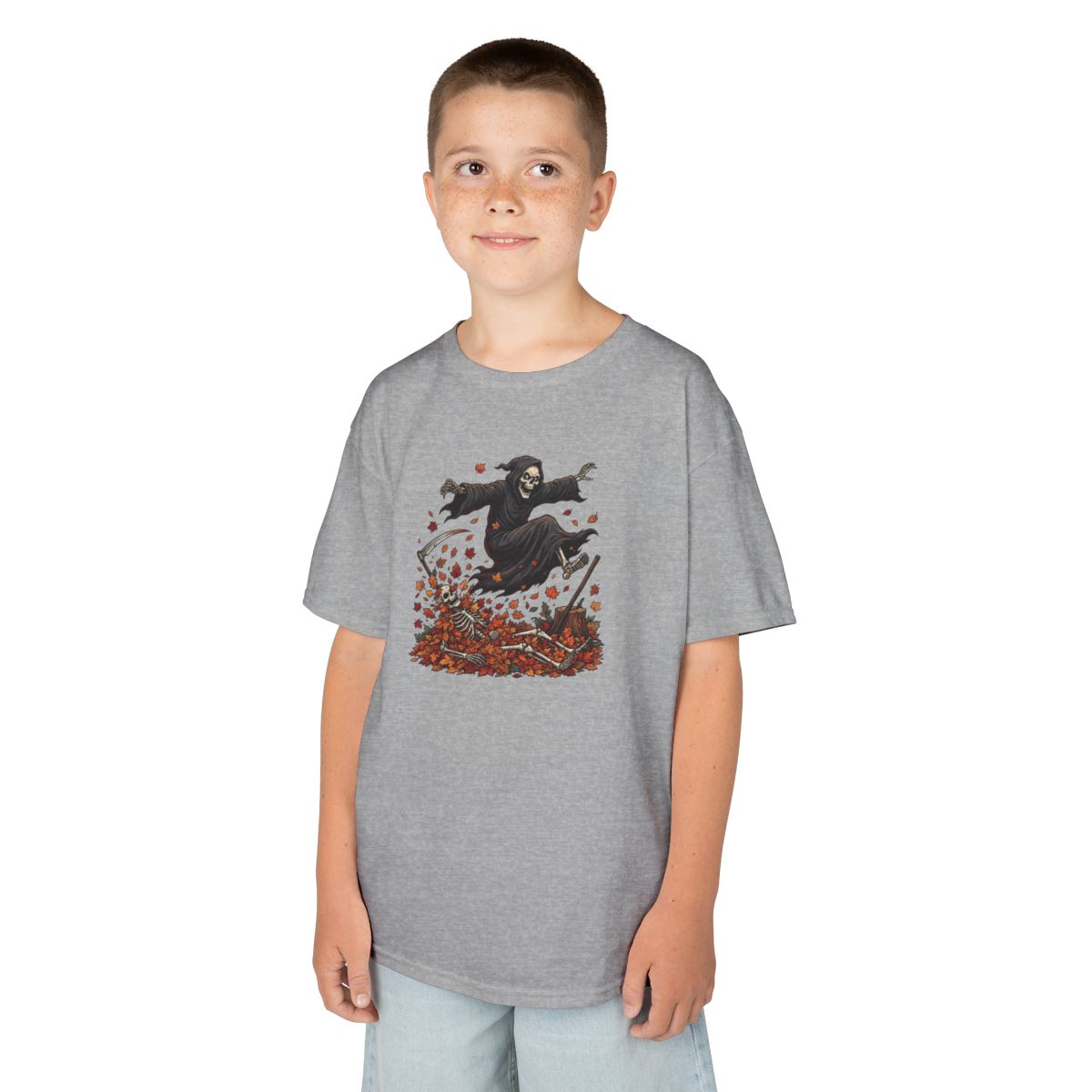 Color: Sport Grey | Autumn Death Kids Tee
