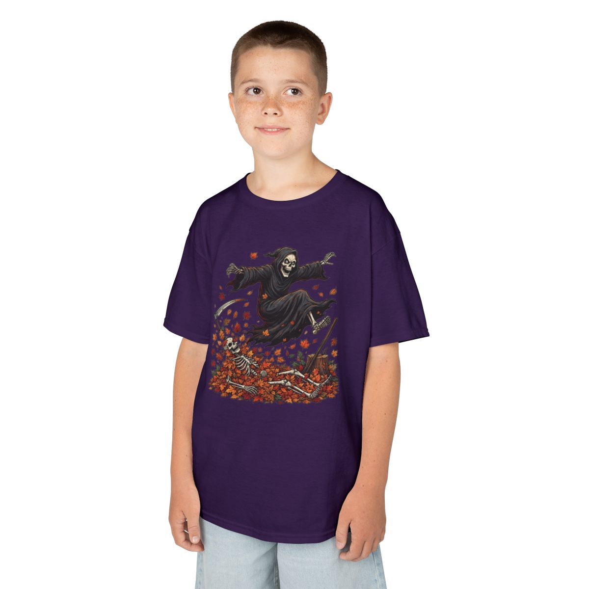 Color: Purple | Autumn Death Kids Tee