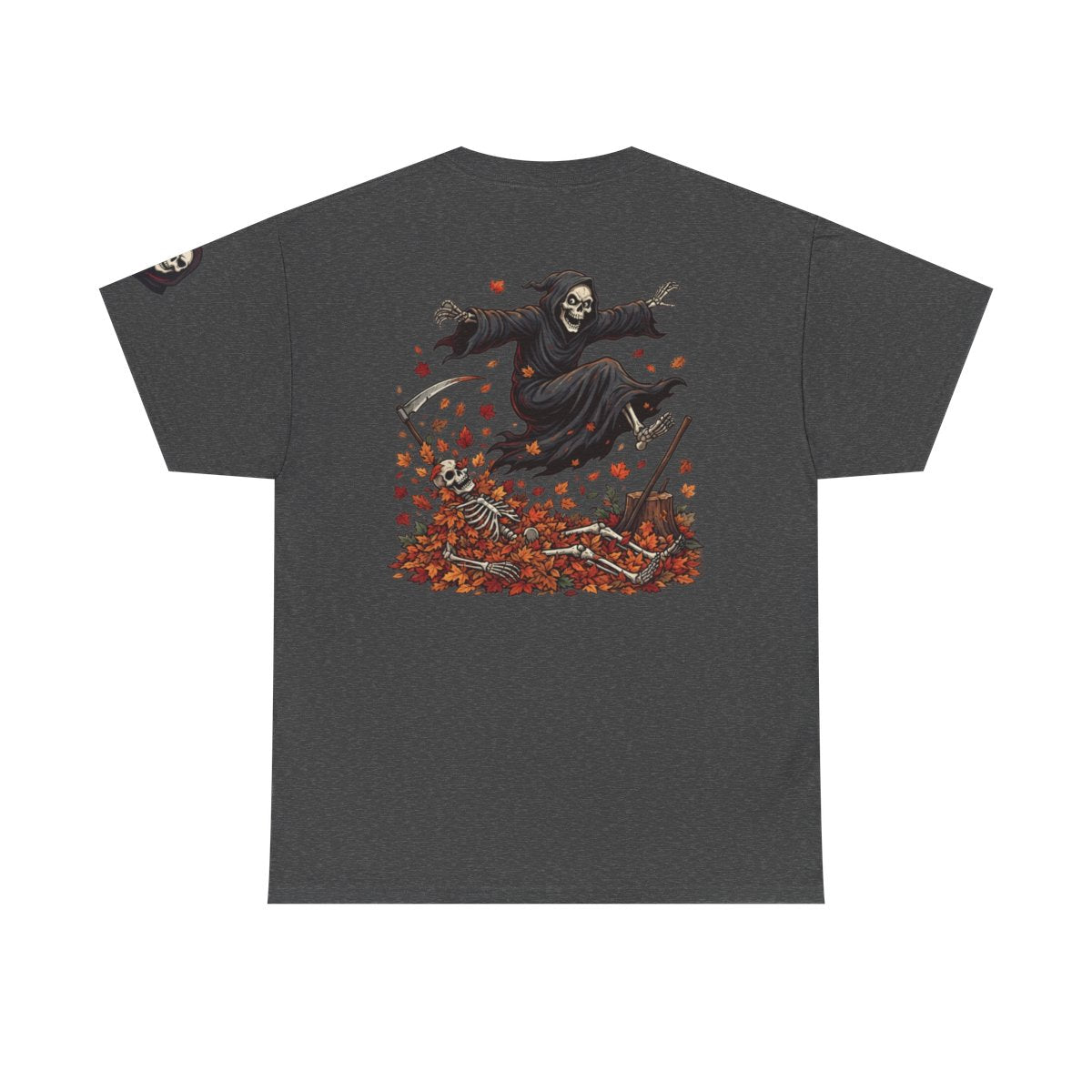 Color: Dark Heather | Autumn Death Premium Graphic Tee