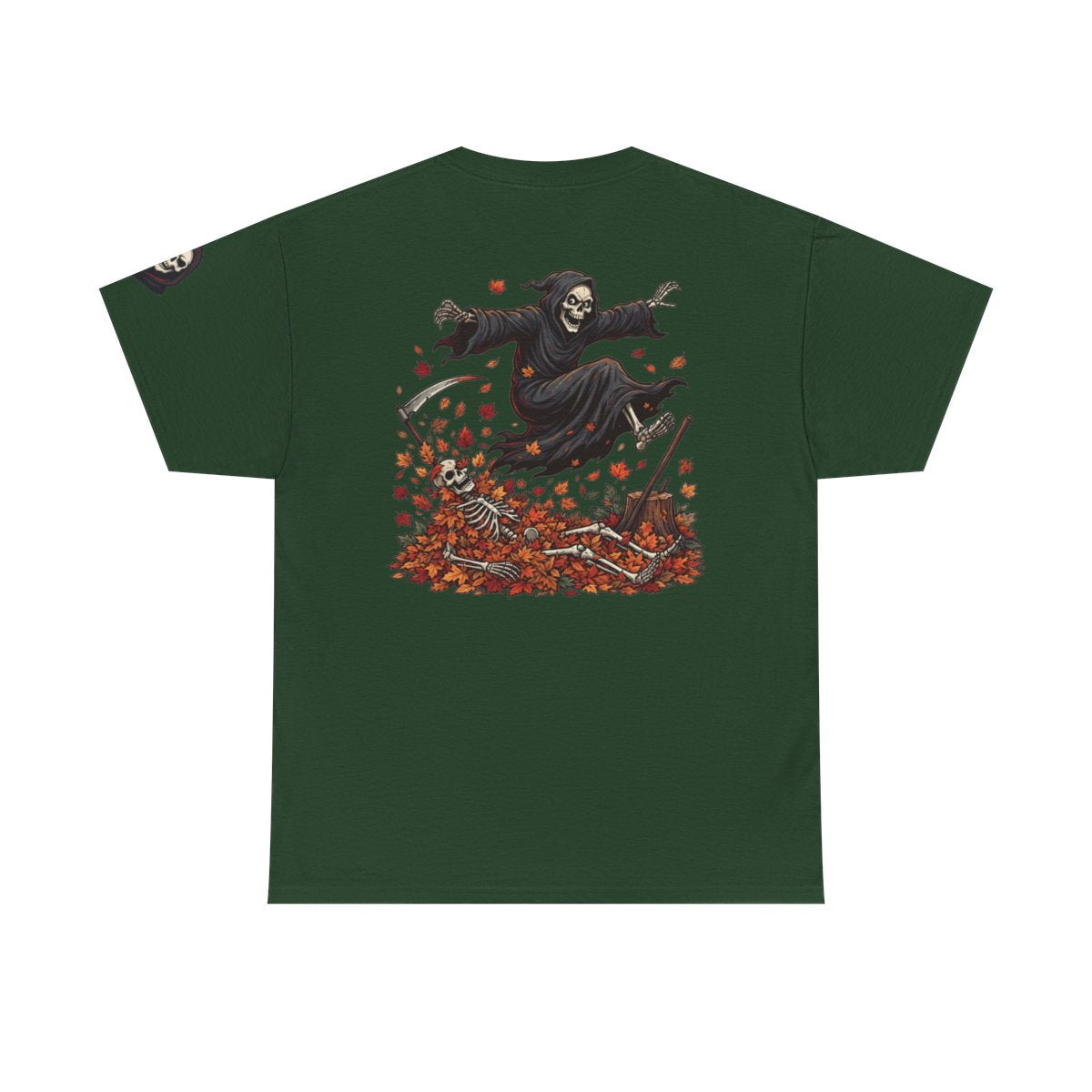 Color: Forest Green | Autumn Death Premium Graphic Tee