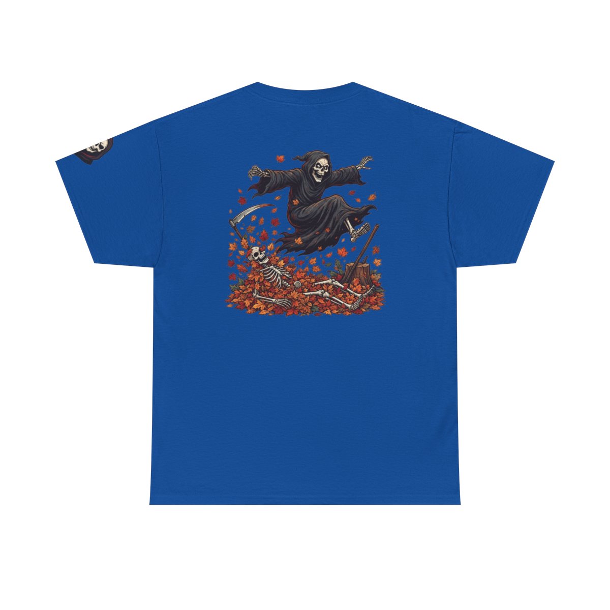 Color: Royal | Autumn Death Premium Graphic Tee